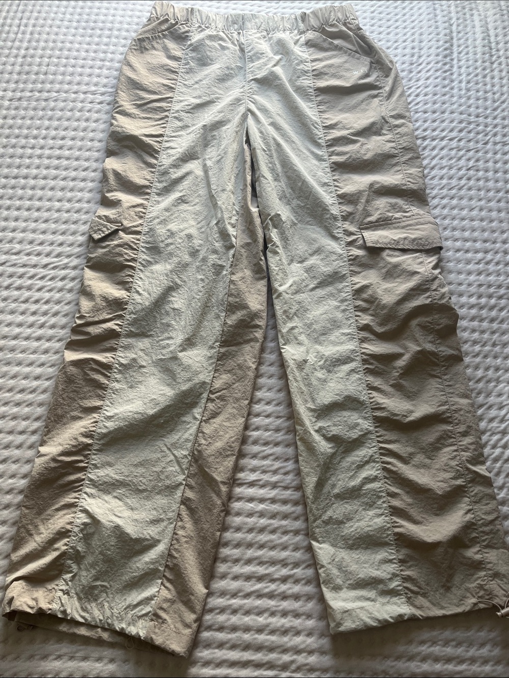Wilo The Label Lightweight Beige Cargo Pants - Neutral Tone